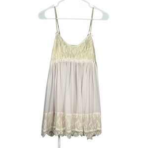 In Bloom by Jonquil Sheer Coquette Sheer Chiffon Lace Slip Light Pink Medium